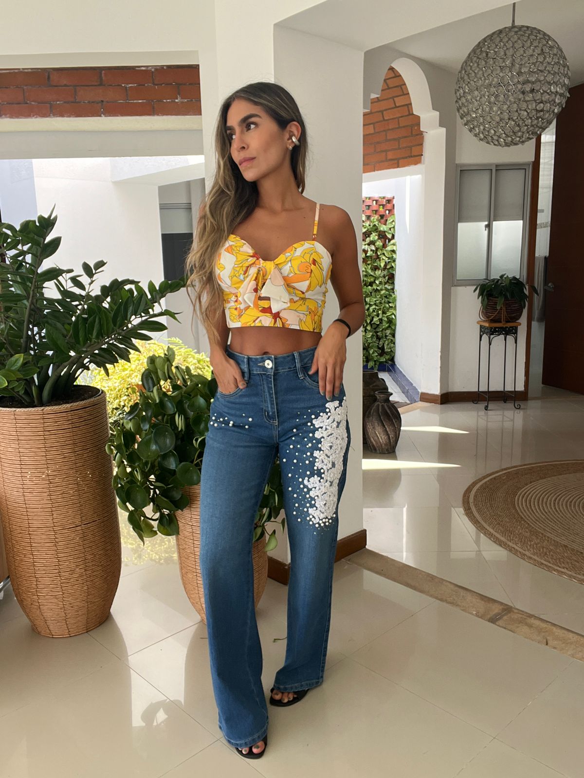 Jeans bordados