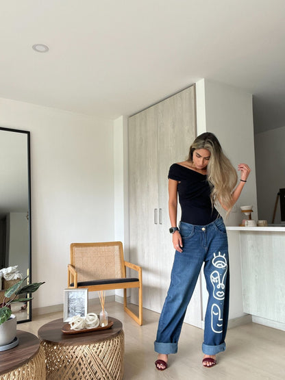 Balloon Jeans Oscuro
