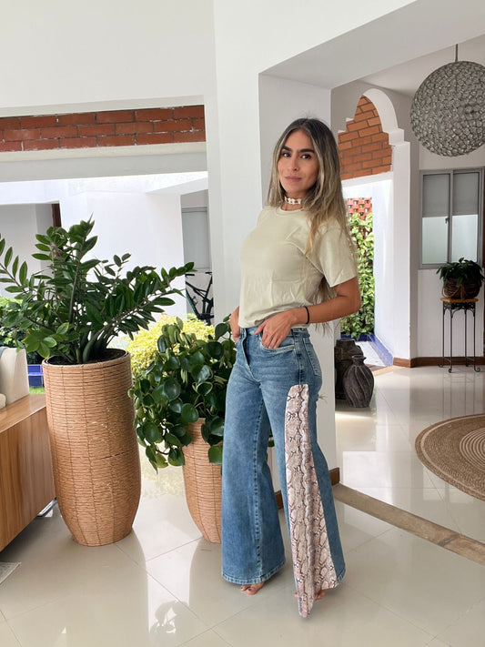 Jeans claros culebra