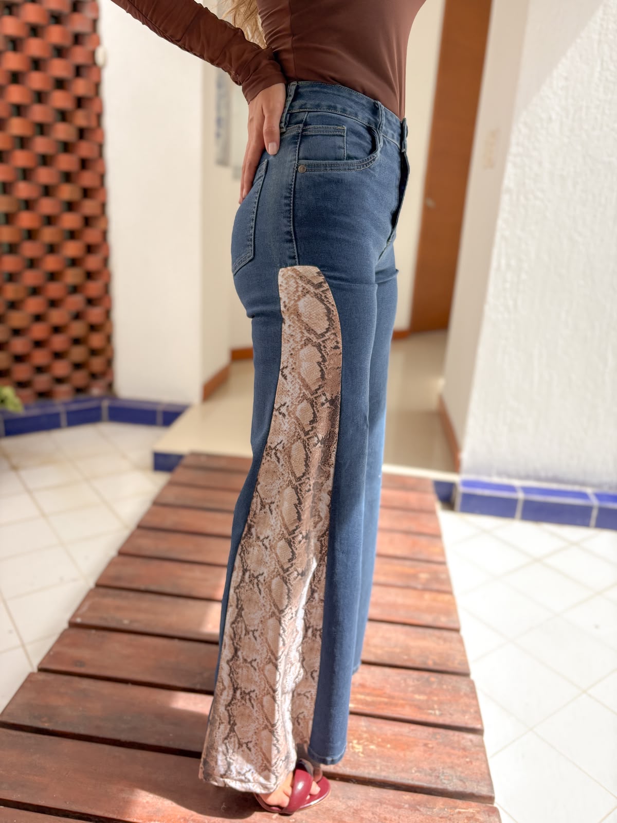 Jeans intervenidos Culebra